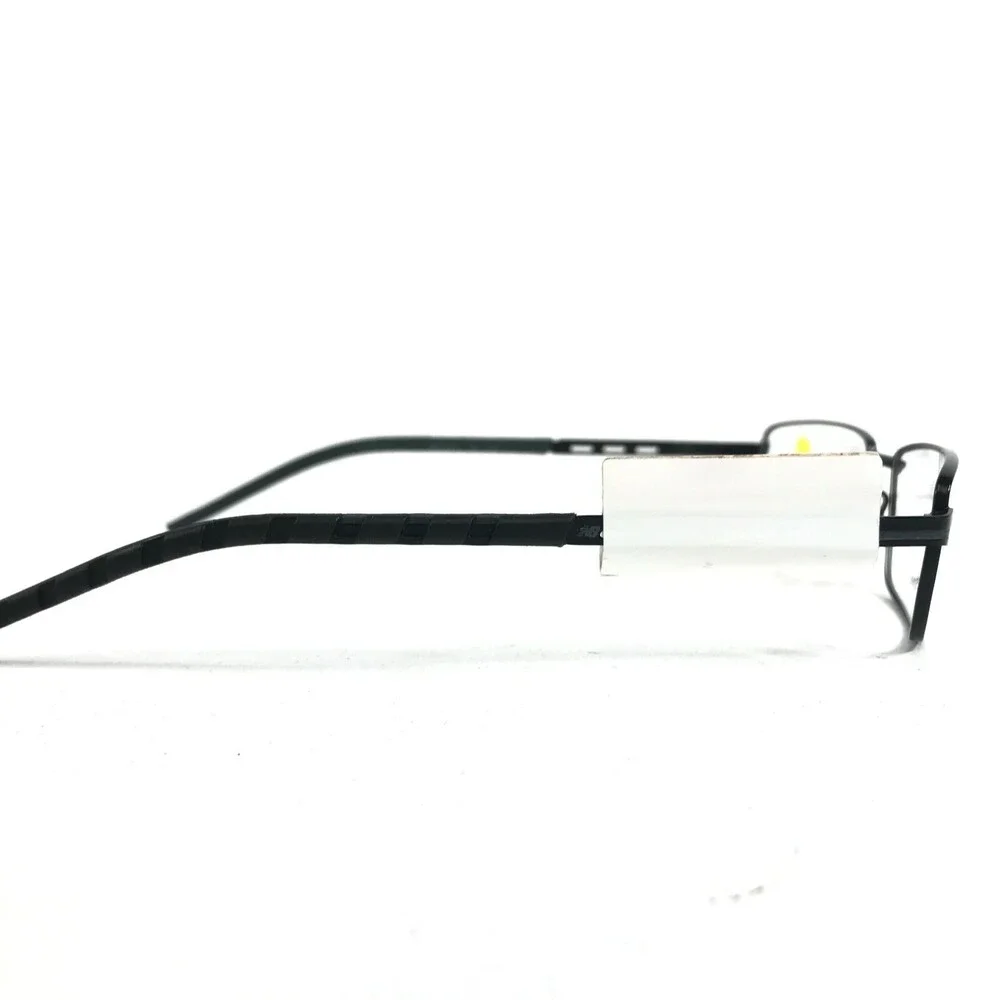 New Balance NB 410A-2 Eyeglasses Frames Black Gray Rectangular Full Rim 140